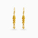 Gold Plated Radiant Dangler Earrings