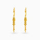 Gold Plated Modern Dangler Earrings