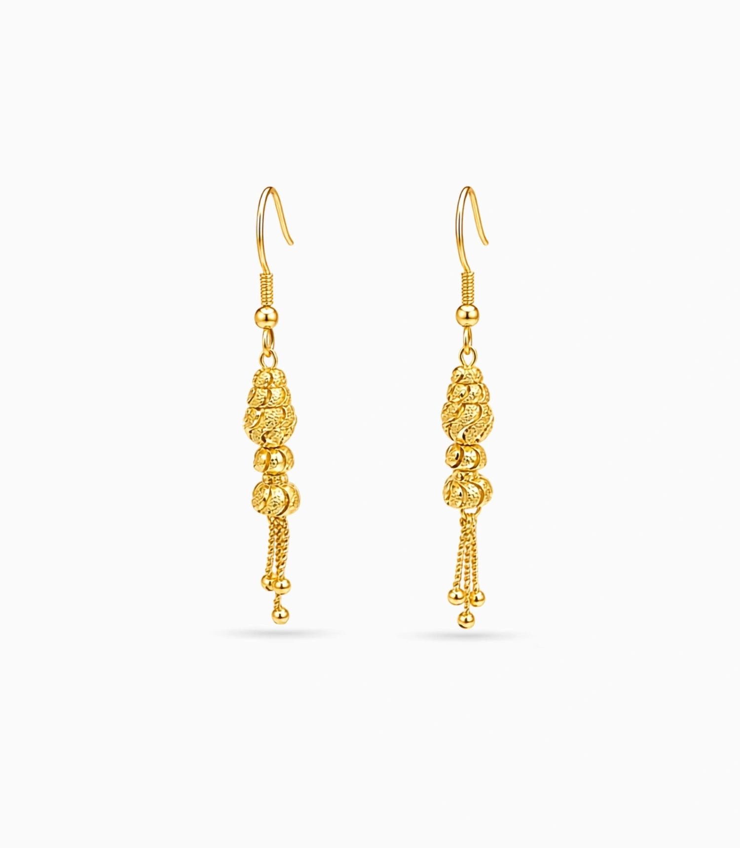 Gold Plated Luminous Dangler Earrings