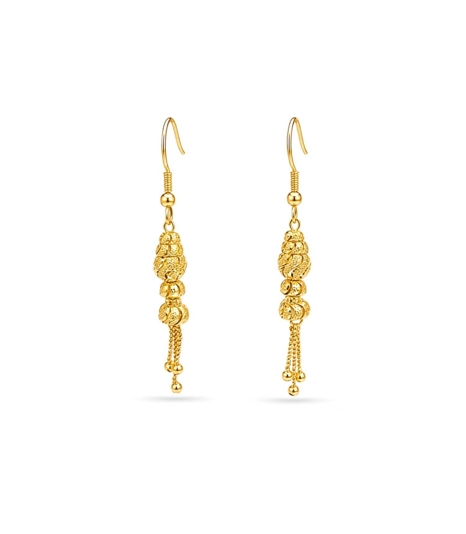 Gold Plated Luminous Dangler Earrings