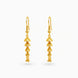 Gold Plated Sparkling Dangler Earrings