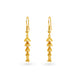 Gold Plated Sparkling Dangler Earrings