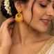 Gold Plated Dazzling Chandbali Earrings