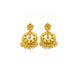 Gold Plated Filigree Statement Chandbali Earrings