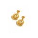 Gold Plated Filigree Statement Chandbali Earrings
