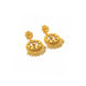 Gold Plated Filigree Statement Chandbali Earrings