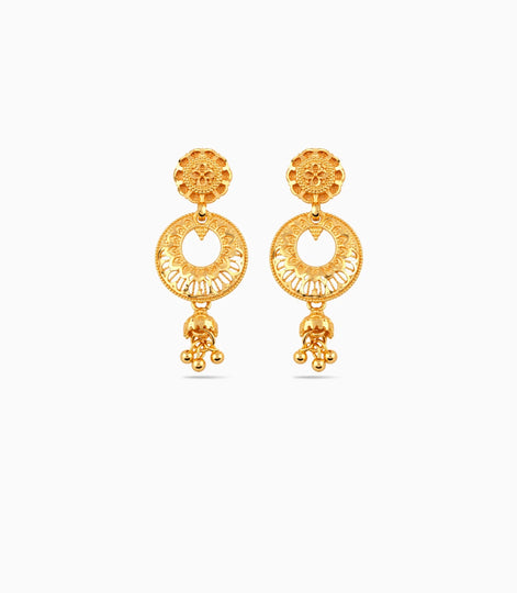 Gold Plated Elite Chandbali Earrings