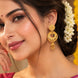 Gold Plated Elite Chandbali Earrings