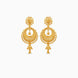 Gold Plated Intricate Chandbali Earrings