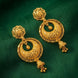 Gold Plated Intricate Chandbali Earrings