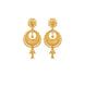 Gold Plated Intricate Chandbali Earrings