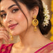 Gold Plated Distinctive Chandbali Earrings