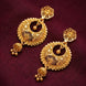 Gold Plated Distinctive Chandbali Earrings