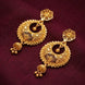 Gold Plated Distinctive Chandbali Earrings