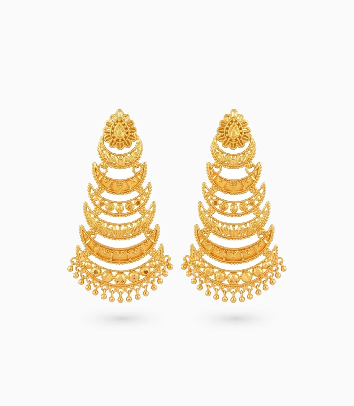 Gold Plated Chic Dangler Earrings