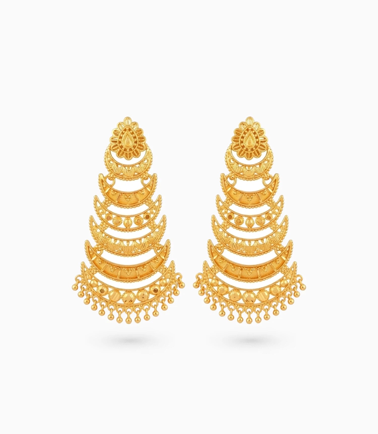 Gold Plated Chic Dangler Earrings
