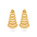 Gold Plated Chic Dangler Earrings