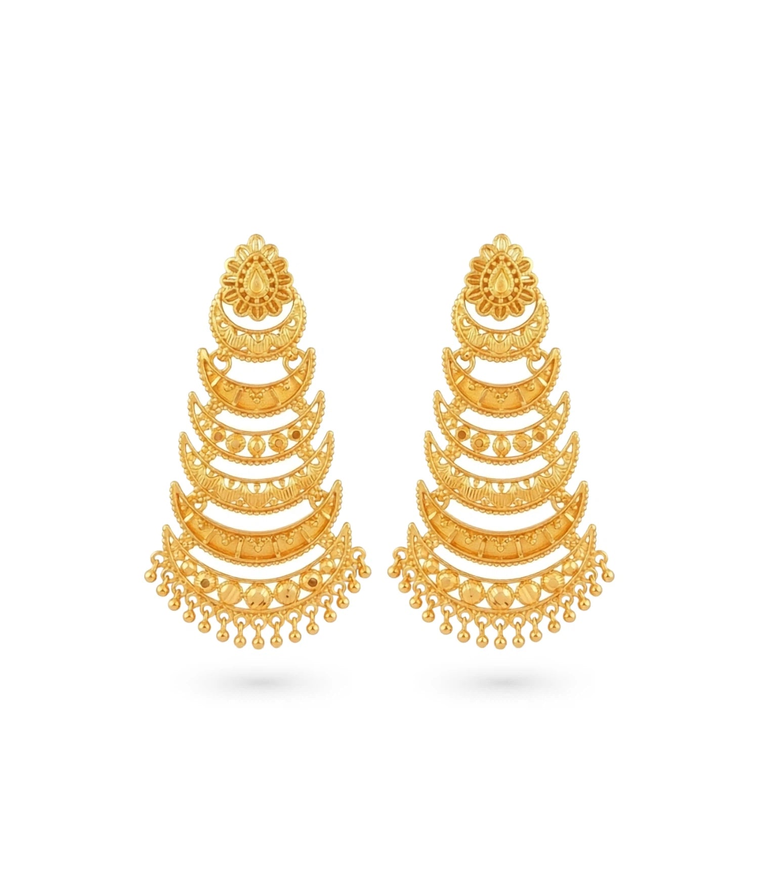Gold Plated Chic Dangler Earrings