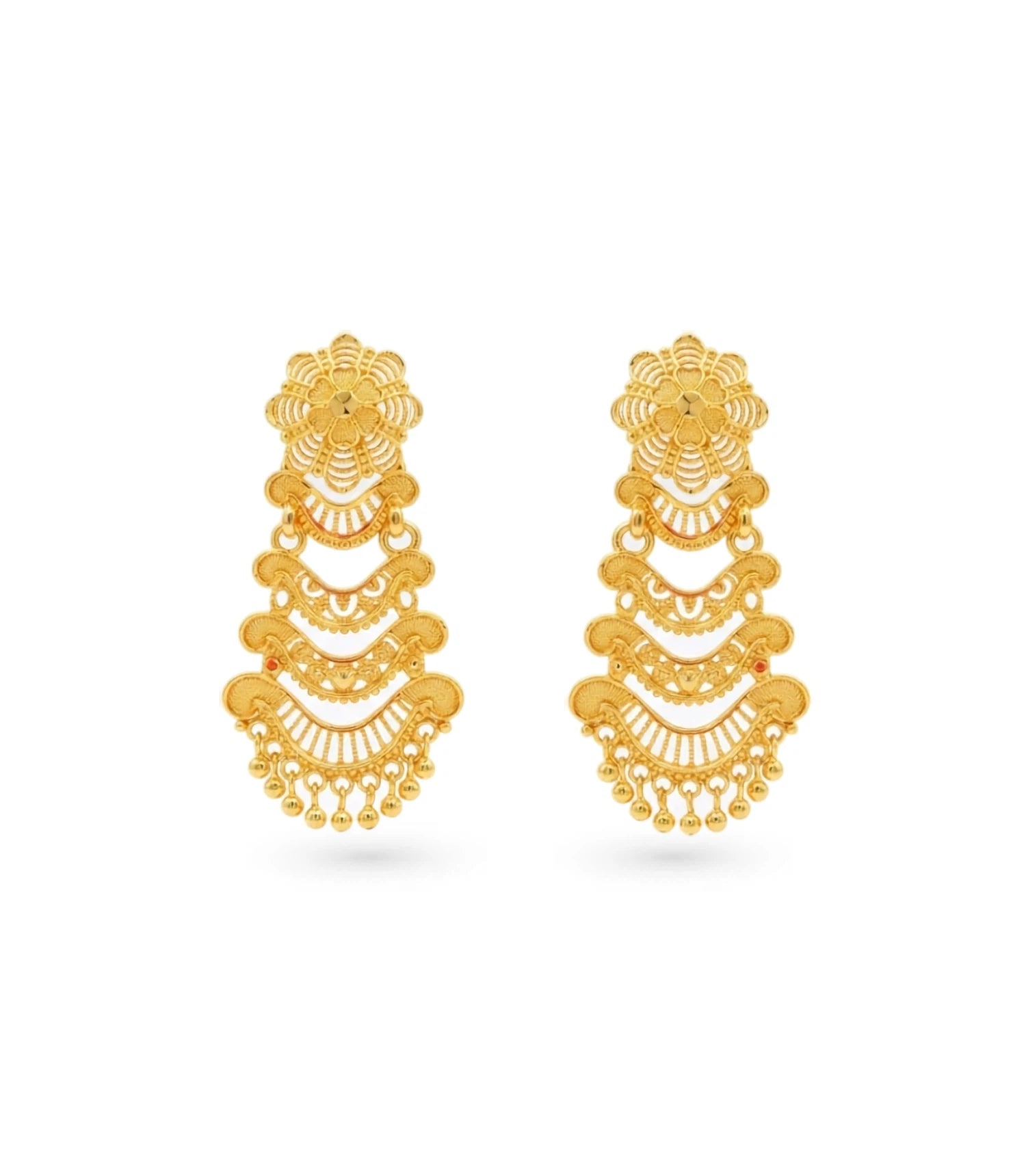 Gold Plated Luxurious Dangler Earrings