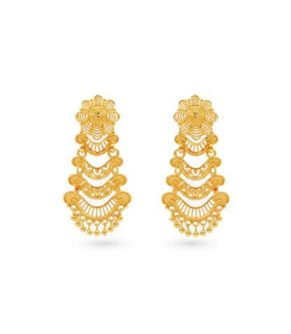 Gold Plated Luxurious Dangler Earrings