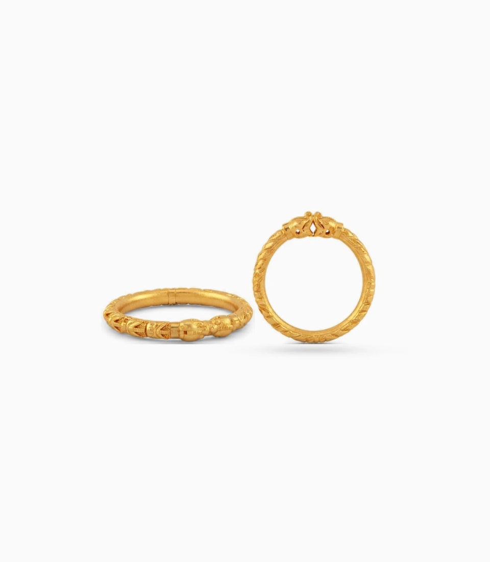 Gold Plated Wedding Traditional Kada