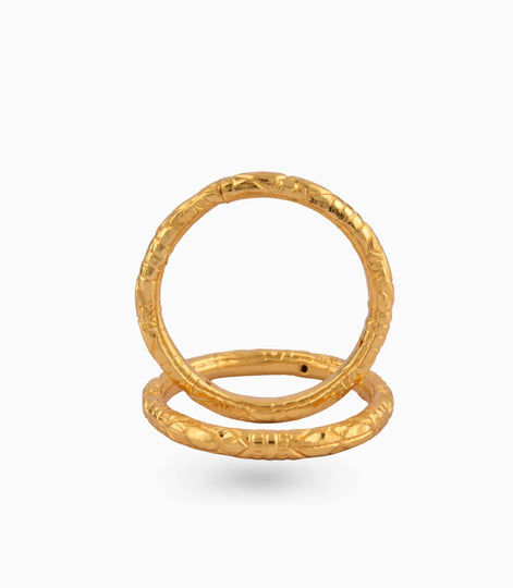 Gold Plated Wedding Heavy Designer Kada