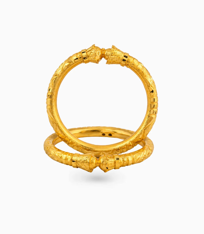 Gold Plated Wedding Designer Kada