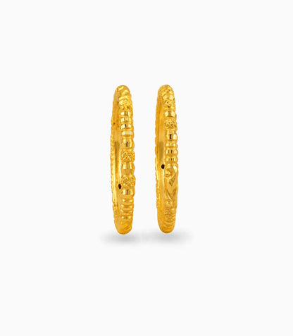 Gold Plated Wedding Leaf Designing Kada