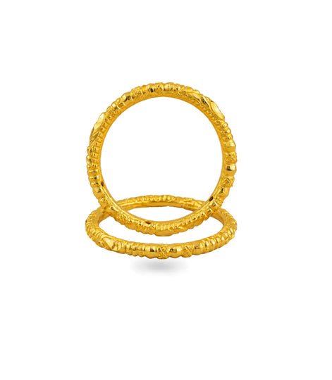 Gold Plated Wedding Leaf Designing Kada