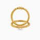 Gold Plated Wedding Floral Leaf Kada