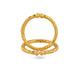 Gold Plated Wedding Floral Leaf Kada