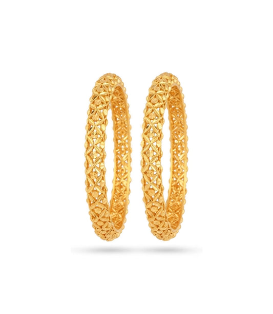 Gold Plated Wedding Floral Rosette Kada