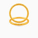 Gold Plated Wedding Geometric Pattern Kada