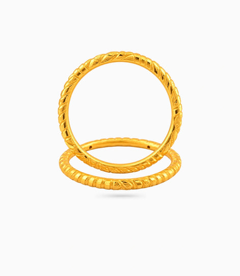Gold Plated Wedding Heavy Chillai Work Kada