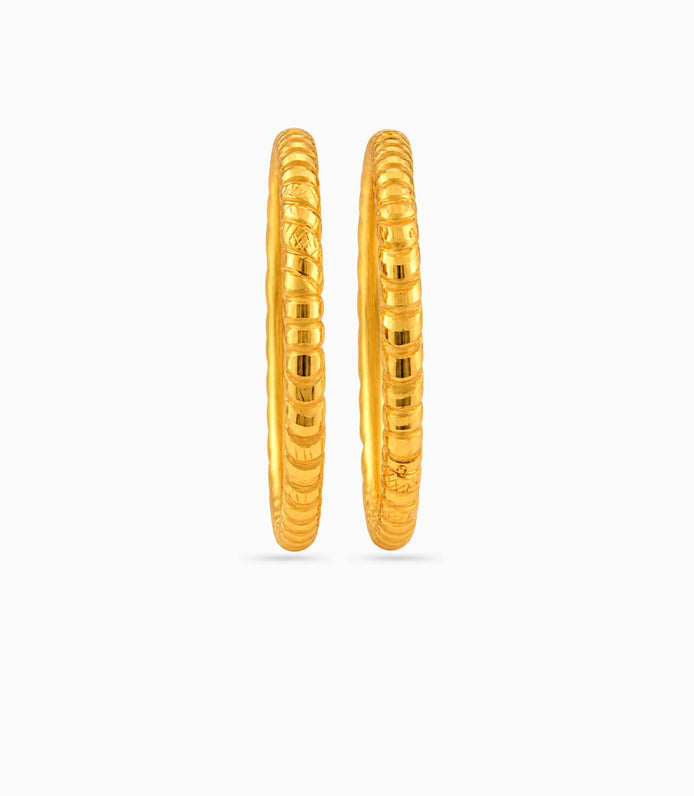 Gold Plated Wedding Heavy Chillai Work Kada