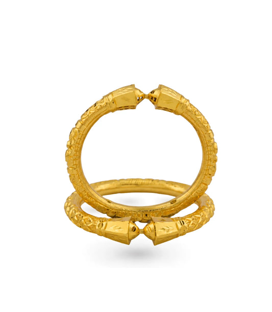 Gold Plated Wedding Heavry Looking Kada