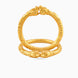 Gold Plated Wedding Shining Elephant Kada