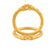 Gold Plated Wedding Shining Elephant Kada