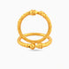 Gold Plated Wedding Heart Motif Kada
