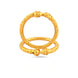 Gold Plated Wedding Heart Motif Kada