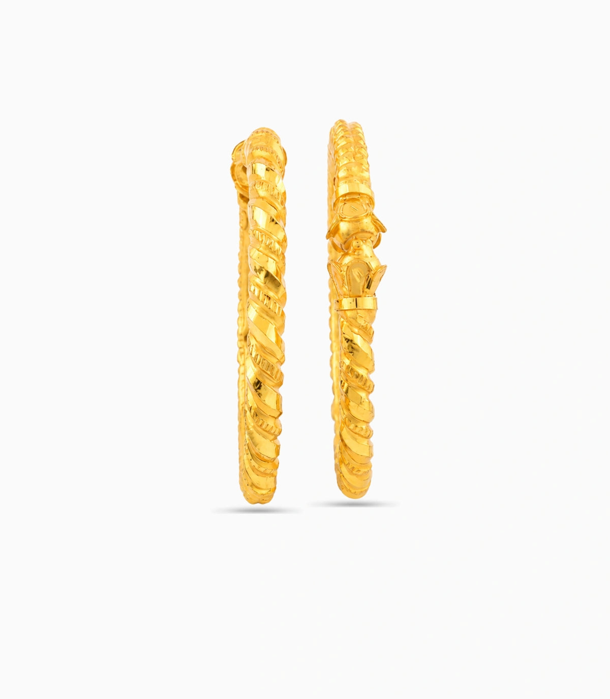Gold Plated Wedding Twisted Kada