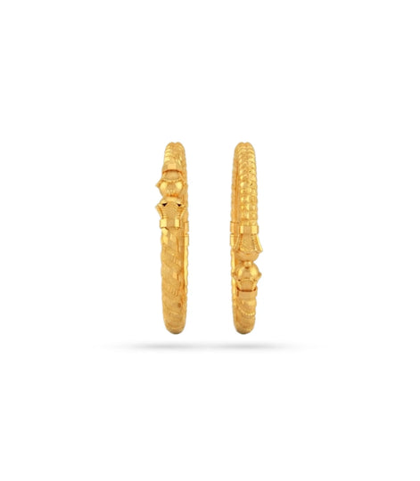 Gold Plated Wedding Twisted Kada