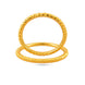 Gold Plated Wedding Twisted Engraved Kada