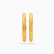 Gold Plated Wedding Twisted Engraved Kada