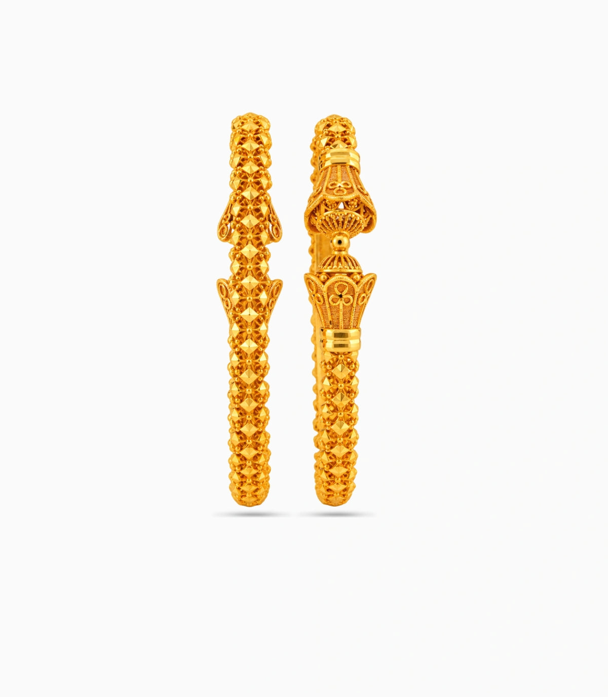 Gold Plated Wedding Lantern Filigree Kada