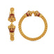Gold Plated Wedding Enamel Lantern Filigree Kada