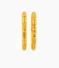 Gold Plated Wedding Diamond Cut Elephant Kada