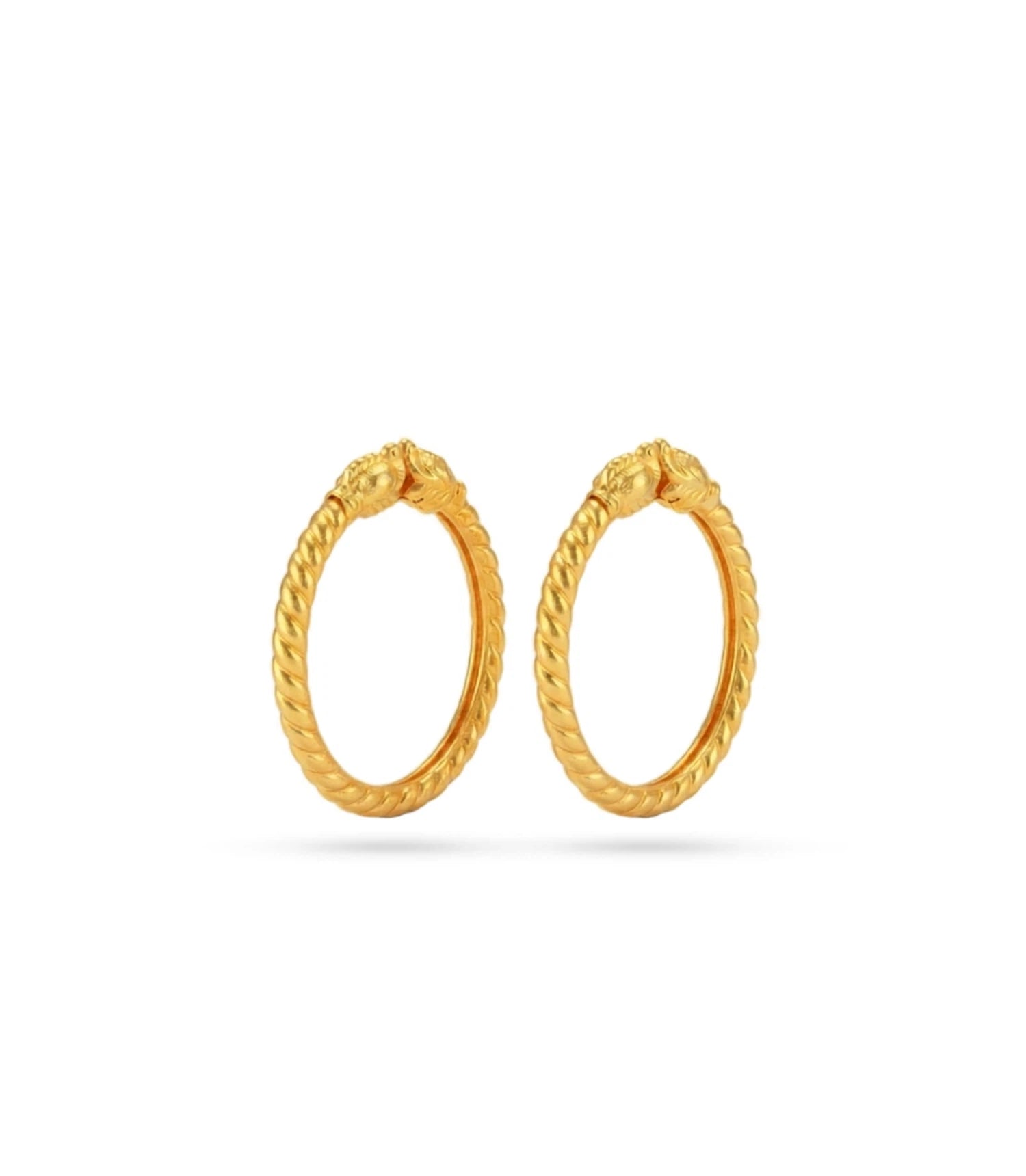Gold Plated Wedding Gaja Twist Kada