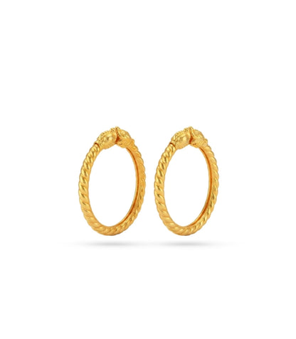 Gold Plated Wedding Gaja Twist Kada