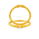 Gold Plated Wedding Floral Heritage Kada